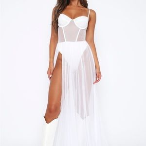 Let it Happen Maxi Dress White